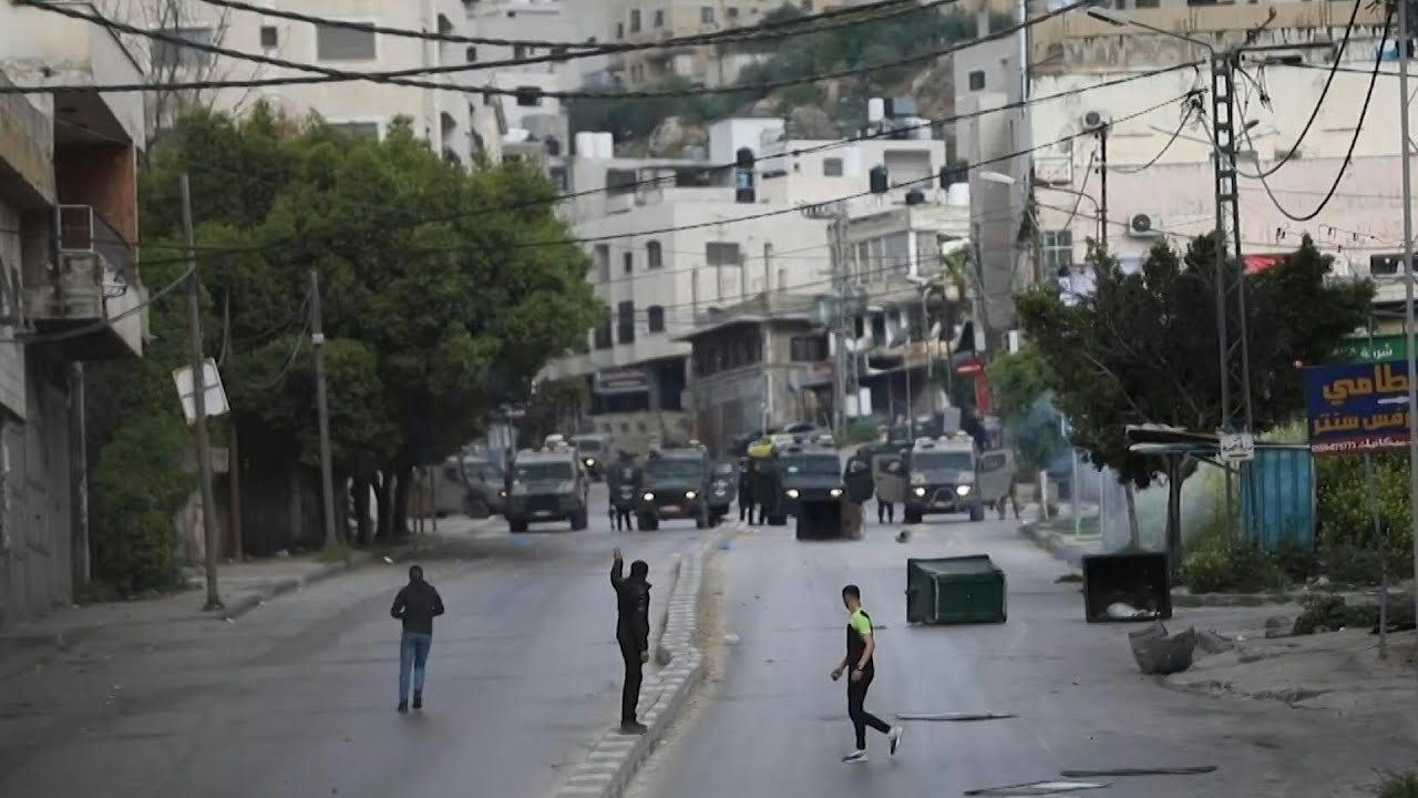 مواجهات بين القوات الإسرائيلية وفلسطينيين في نابلس | AFP