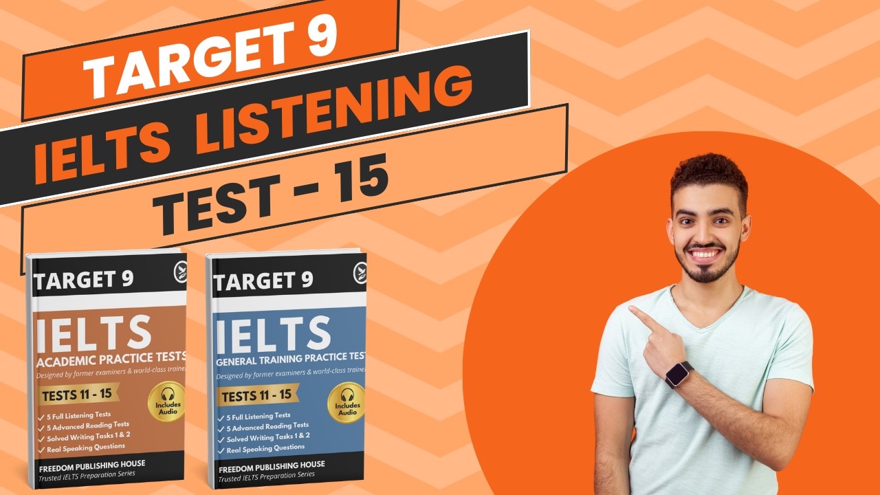 IELTS Listening Test 15 (Latest 2026) | Exam-like Tests | Target 9 x Freedom Publishing House