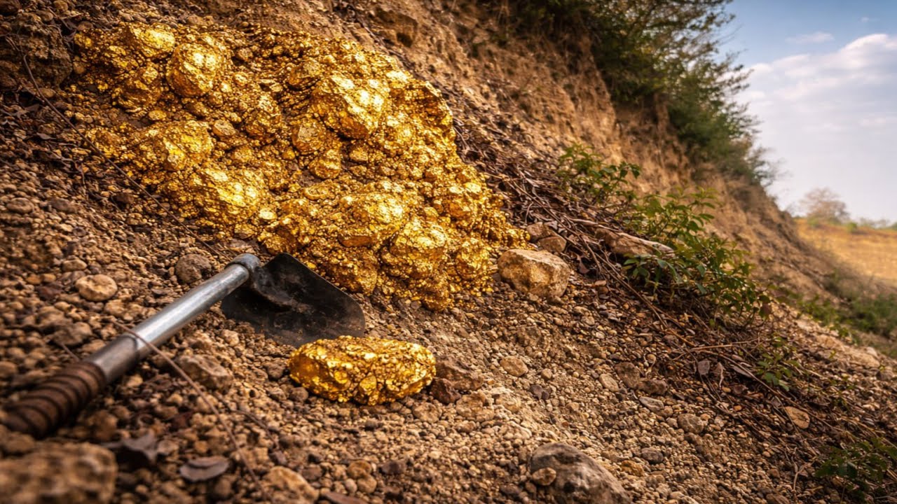 Gold Hidden in the Hills? Digging Into a Natural Quartz Vein
