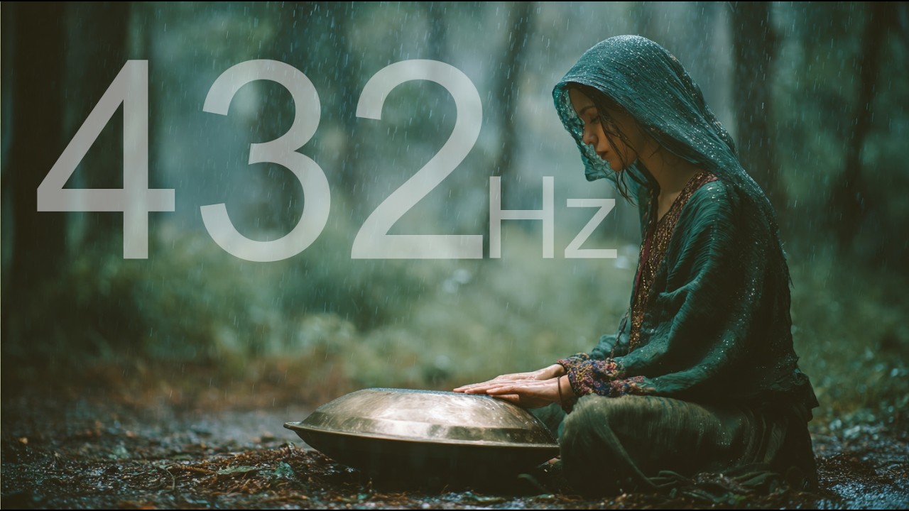 432Hz Healing Handpan 🌿 Deep Emotional Release | Heart Chakra Meditation & Stress Relief