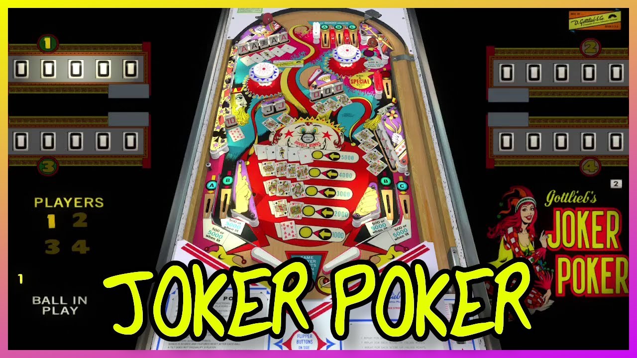 Joker Poker VPX (Gottlieb, 1978) - EM Graphics Update