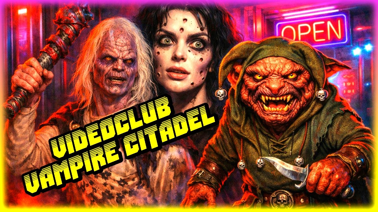 VIDEOCLUB VAMPIRE CITADEL, ENTRE CINTAS DE VIDEO. VHS, BETAMAX...