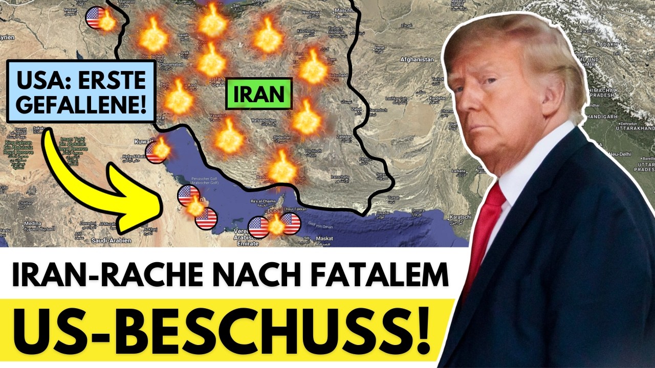 US-Streitkräfte BOMBARDIEREN Iran! Verheerender GEGENSCHLAG auf US-Stützpunkte! Generäle getötet!