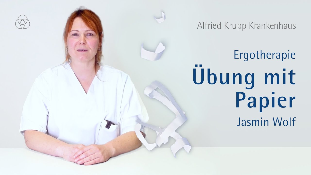 Ergotherapie für Zuhause: Reißen, Falten, Rollen mit Papier