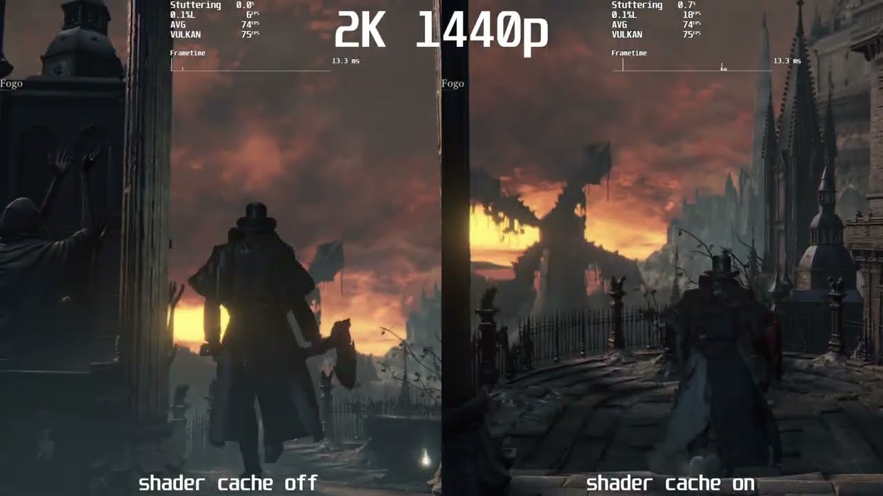 BLOODBORNE PC TESTE ~ SHADPS4 V0.12.6 SHADER CACHE IMPLEMENTAÇÃO