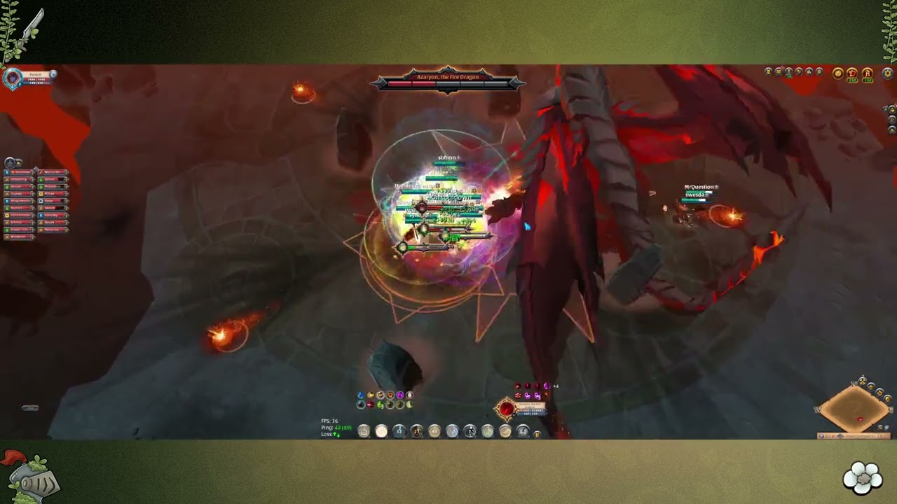 Killing Azaryon on EU Server - Albion Online