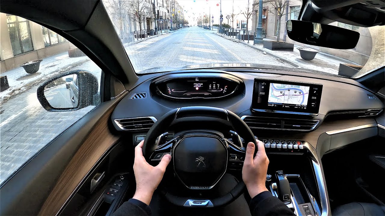 Peugeot 5008 (2021) GT - Black pack 180HP - POV Test drive & Fuel consumption check