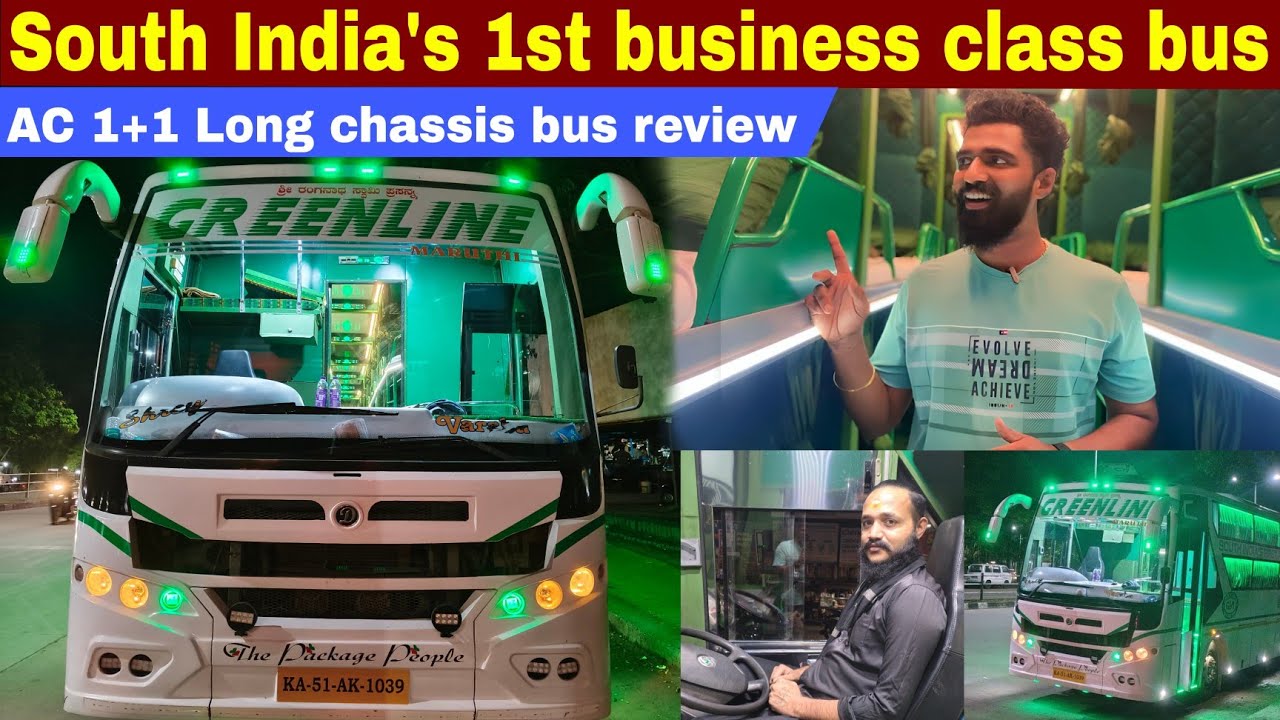 South Indian's 1st business class long chassis bus | 