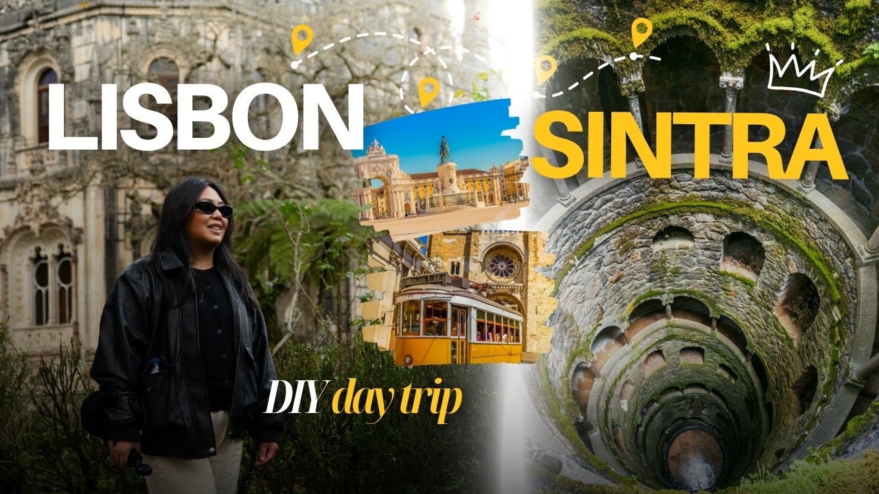 LISBON TO SINTRA BY TRAIN | Day Trip Guide 🇵🇹 How to Get to Sintra + Quinta da Regaleira