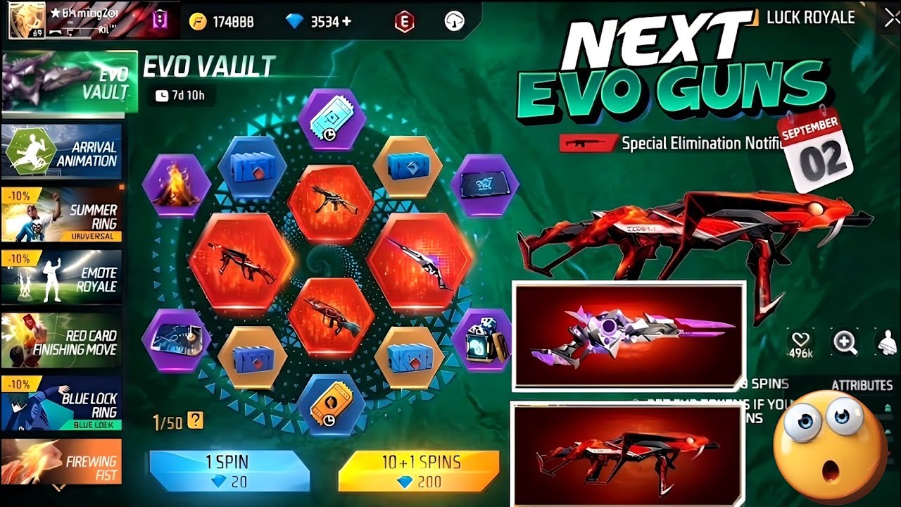 September Month Evo Vault Event | Evo Mp40 & Scorpio M1014 Gun Skin Return | Next Evo Gun Free Fire