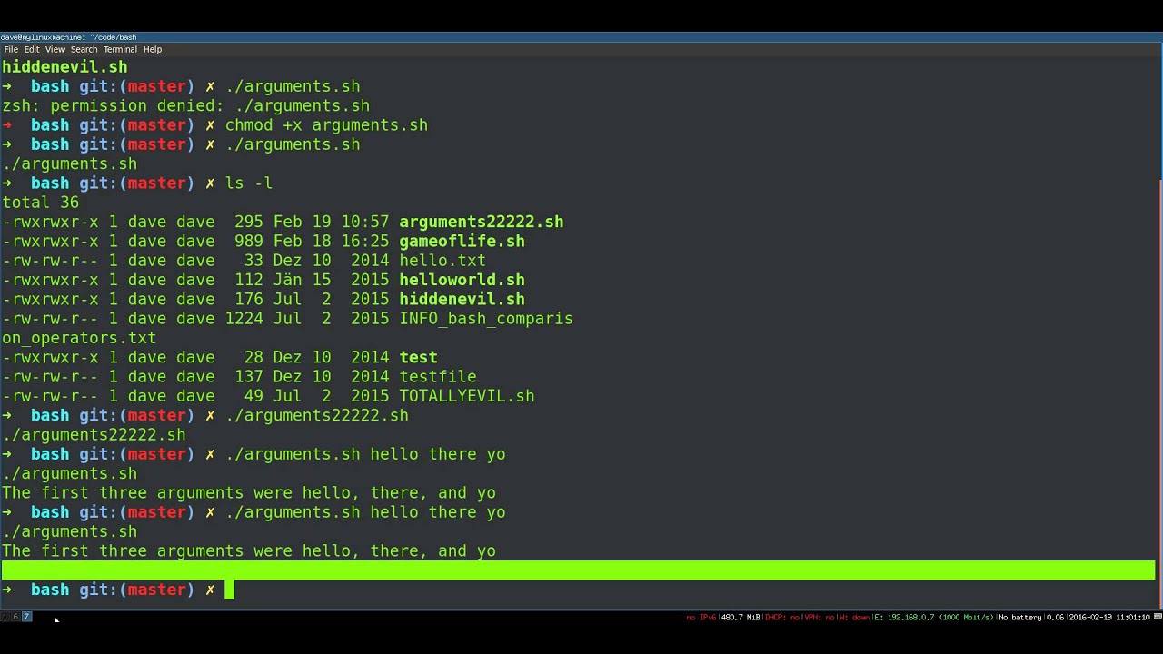 Bash-скриптинг 5 — Аргументы