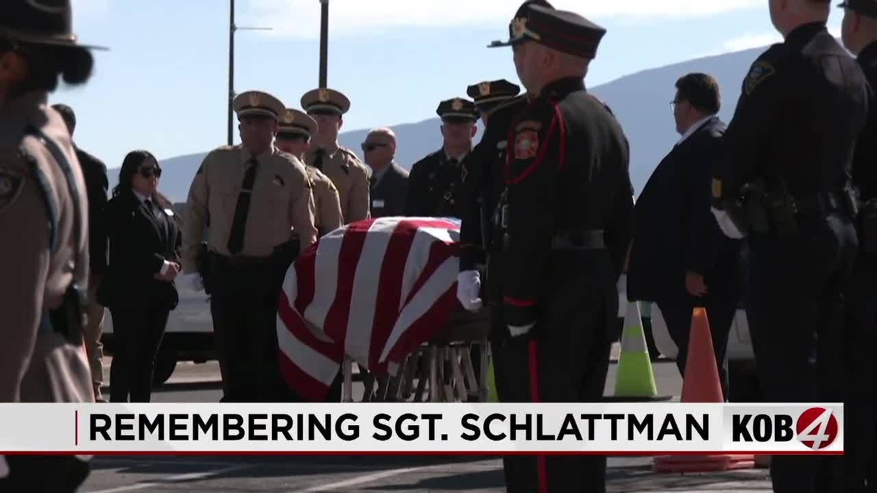 Hundreds honor BCSO Sergeant Michael Schlattman at Rio Rancho memorial