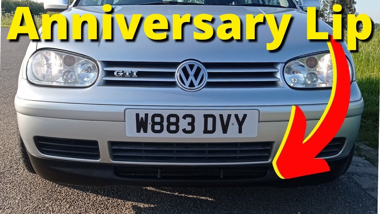 How To Install GTI 25th Anniversary Front Lip | Mk4 VW Golf Project