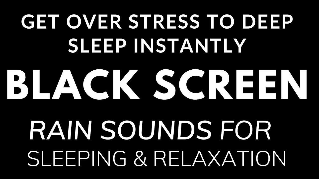 Get Over Stress to Deep Sleep Instantly with Heavy Rain & Thunder Sounds | Sound For Sleeping