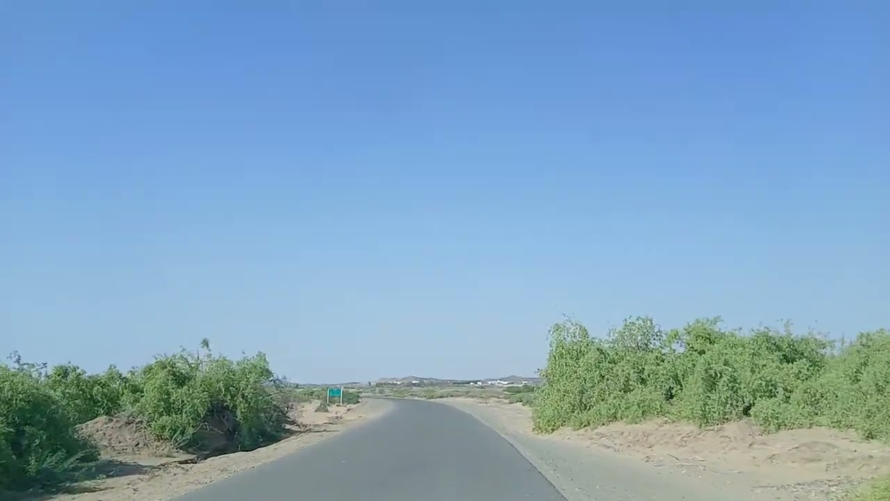 طريق وادى عليب فى الباحة جنوب السعودية 