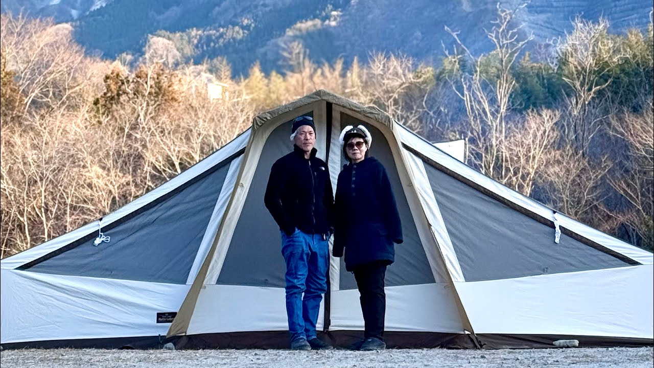【埼玉】秩父の霊峰 武甲山に合わせたテントはogawa オーナーロッジヒュッテレーベン⛺️ともえがわpark