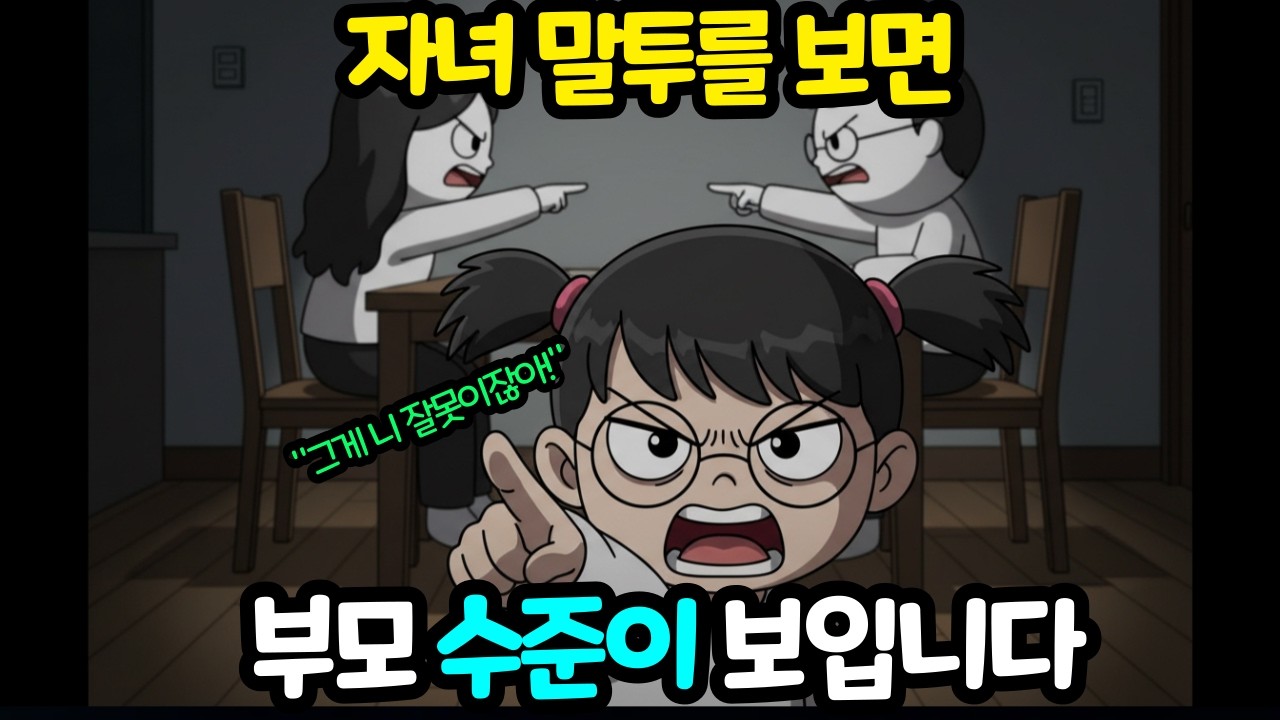 자녀 말투가 부모를 닮는 진짜 이유 (대부분 부모가 모릅니다)