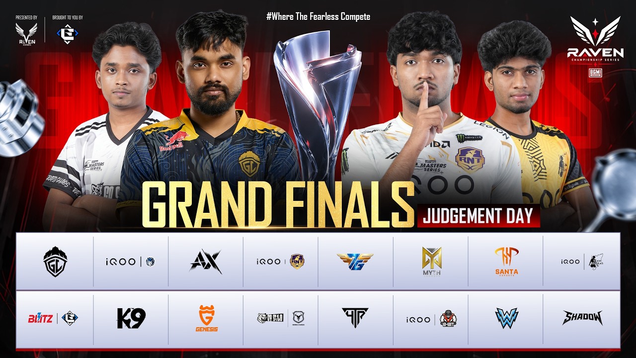 Raven Championship Series Grand Finals JUDGEMENT DAY | FT. #godlike #rntx #8bit #k9esports