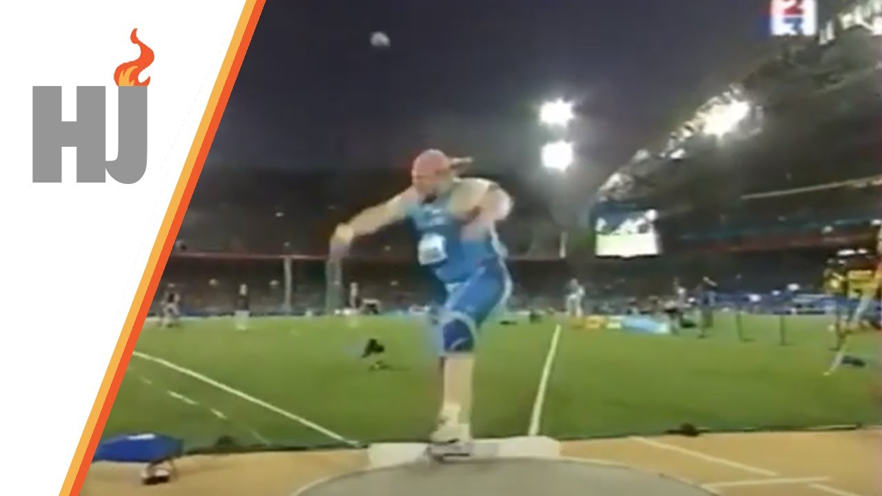 2000 Sydney - finale lancer du poids (Arsi HARJU)