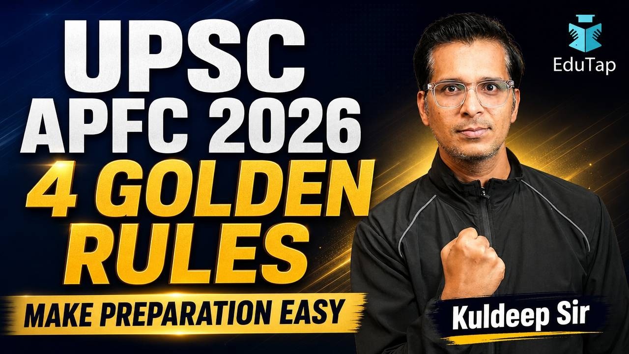 UPSC EPFO APFC 2026 Preparation Strategy | 4 Golden Rules to Study Smart