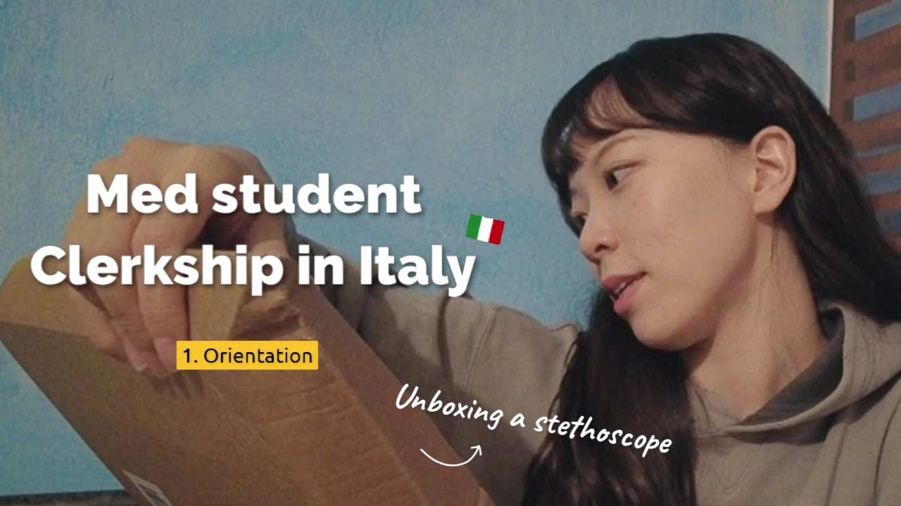 Med Clerkship in ITALY [intro] | Unboxing a stethoscope | Hidden info you never found on internet 🤐