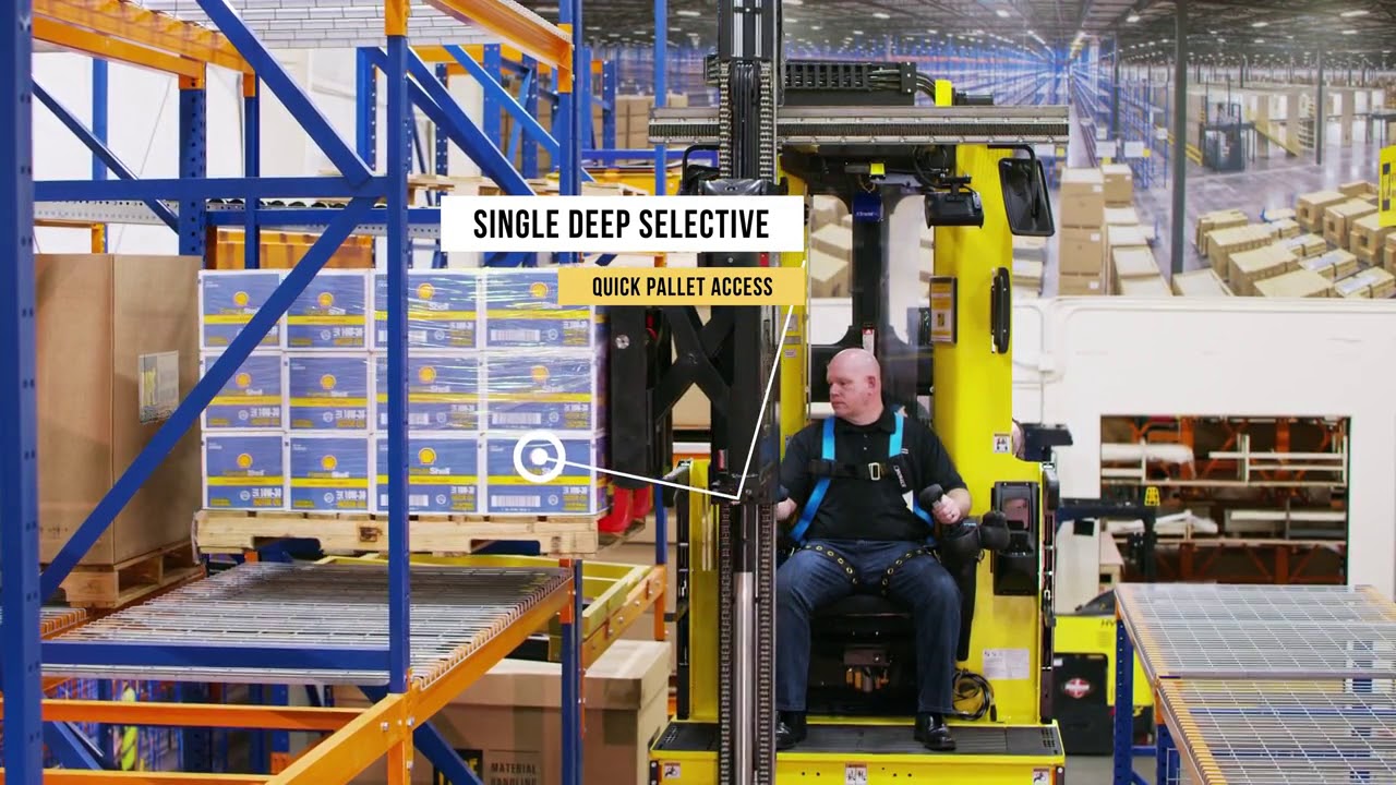 In Action: Hyster Very Narrow Aisle Turret Truck