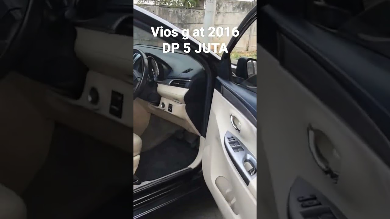 vios g at 2016 pemakaian 2017 dp 5 juta Angsuran 3,9 juta