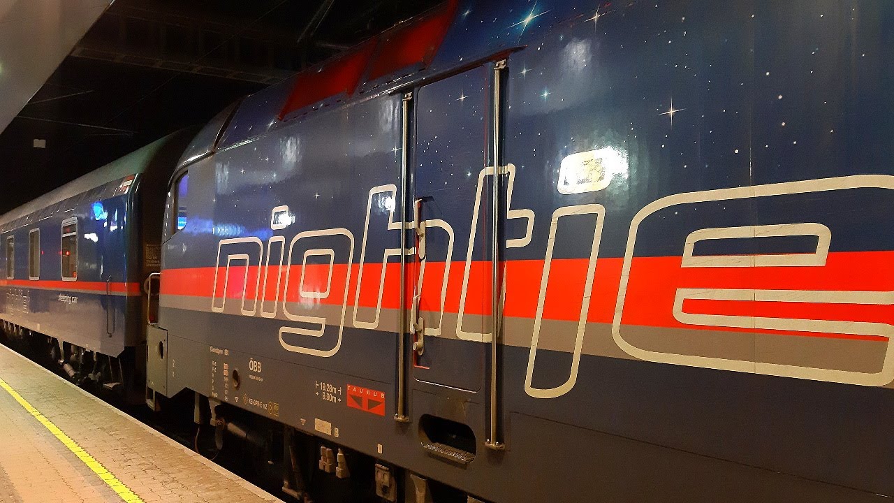 ÖBB Bahnhof Feldkirch: Nightjet 447 mit Nightjet Taurus 1116 195
