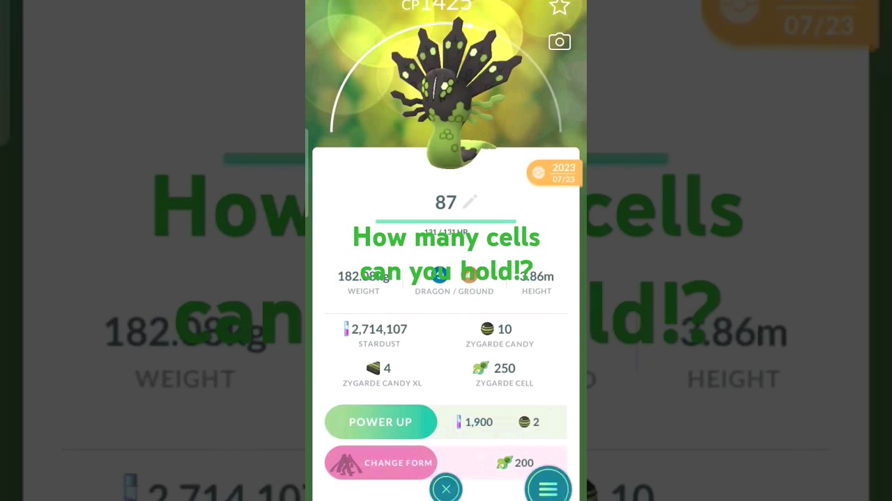 Fastest Way to get ZYGARDE CELLS! Max Cells!