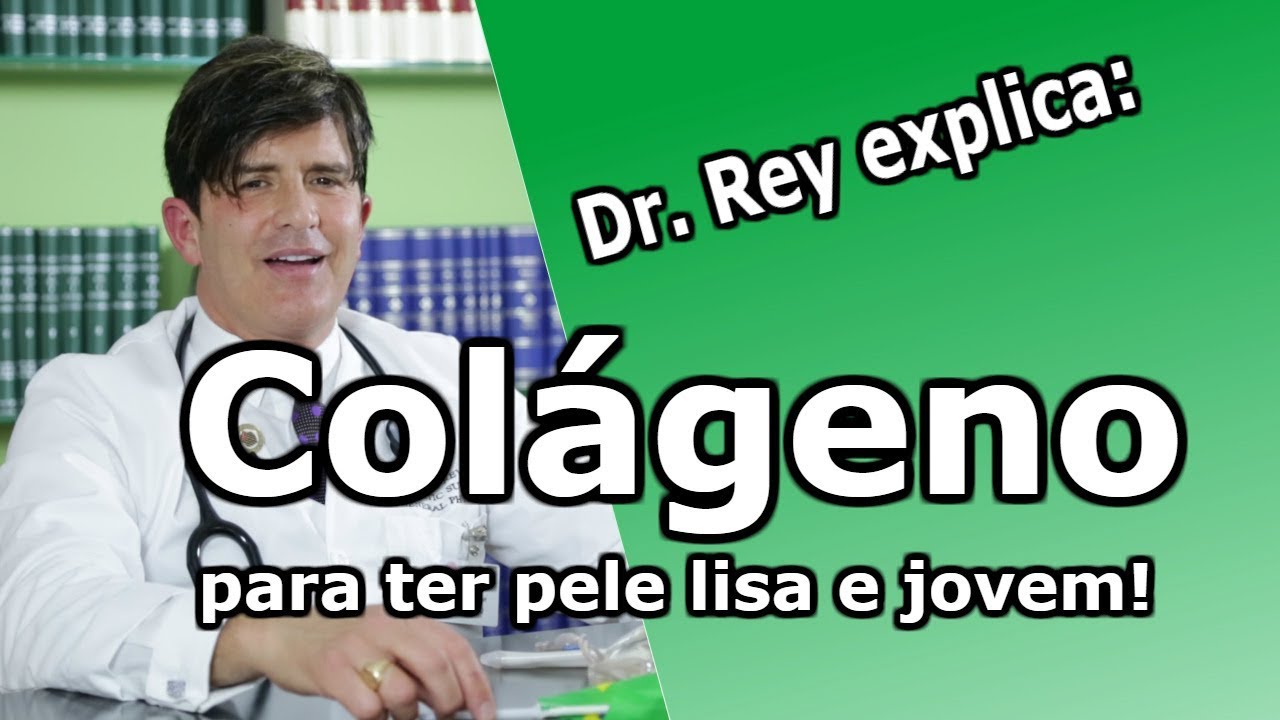 Dr. Rey - Colágeno - uma poderosa arma para reduzir rugas e se manter jovem!!