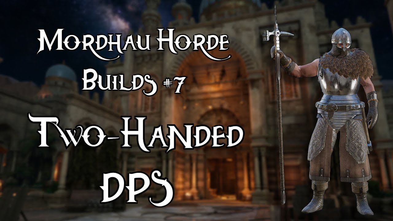 How to play as a TWO HANDED DPS in the new Mordhau Horde Mode!
