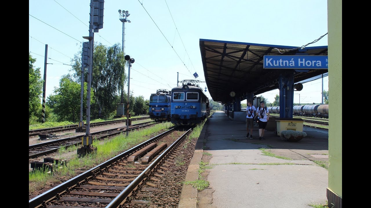 Vlaky - Kutná Hora hlavní nádraží - 24.7.2019