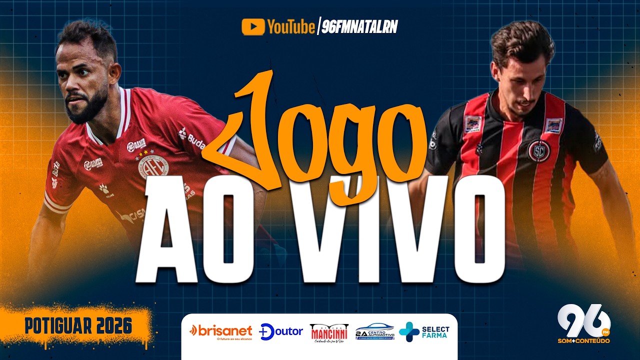 [🔴⚪AO VIVO] AMÉRICA X SANTA CRUZ - CAMPEONATO POTIGUAR 2026 - 08/02/2026