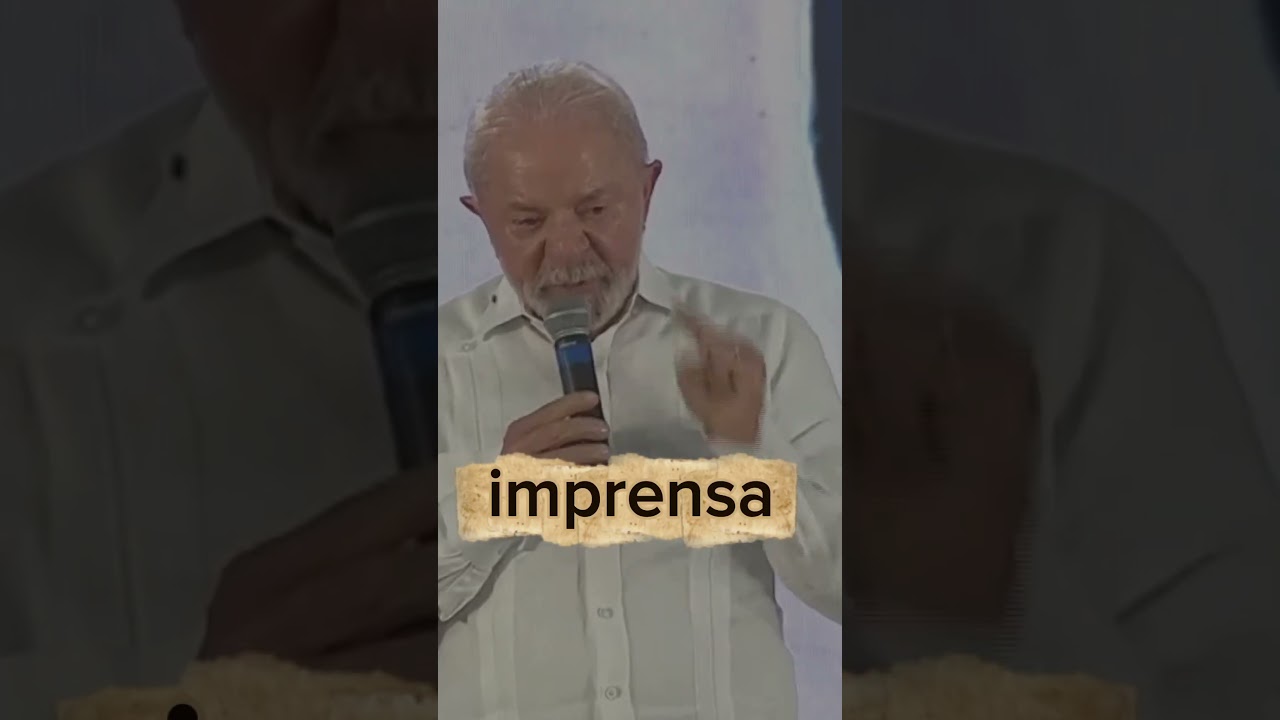 Presidente lula faz discurso &eacute;pico
