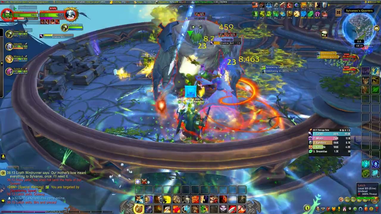 Level 81 - Tanking Windrunner Spire