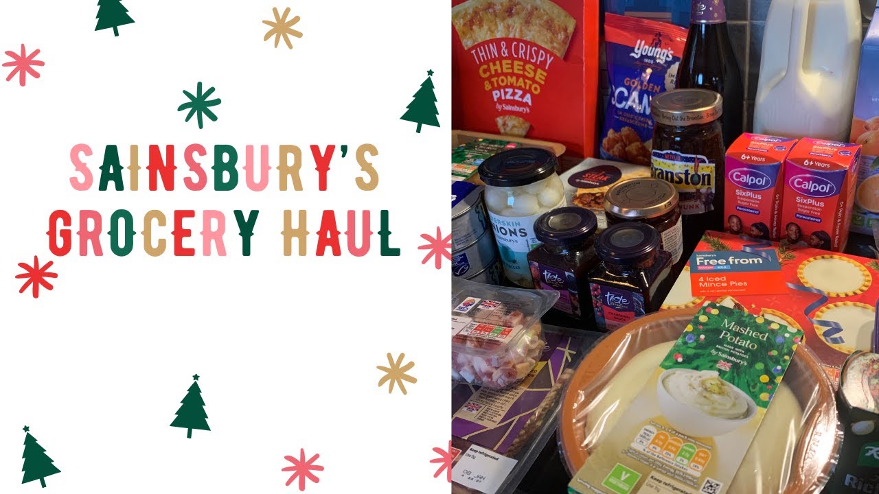 Sainsbury’s Grocery Haul | Weekly Food Shop | 20th December 2024