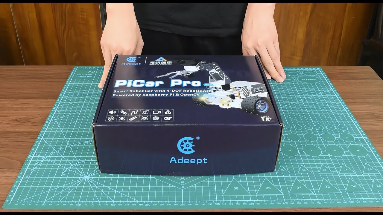 Adeept PiCar Pro - V2.0: Unboxing a Feature-Packed Raspberry Pi Robotics Kit!