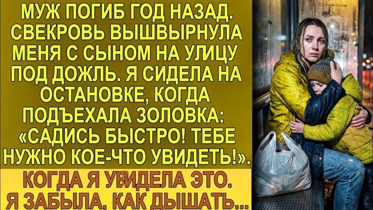 Муж погиб год назад. Свекровь выгнала меня с сыном на улицу. Но золовка раскопала страшную правду