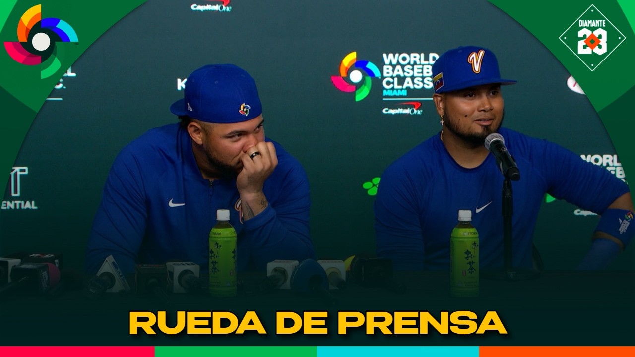VENEZUELA Rueda de prensa Omar López, Willson Contreras, Luis Arraez primera victoria | DIAMANTE 23