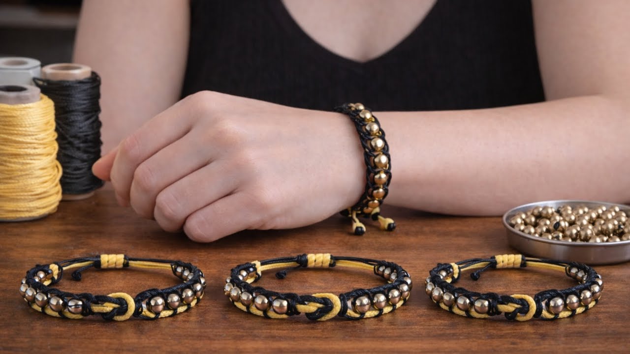 🧵 This Bracelet Design Always Sells – Simple, Handmade & Perfect for Beginners