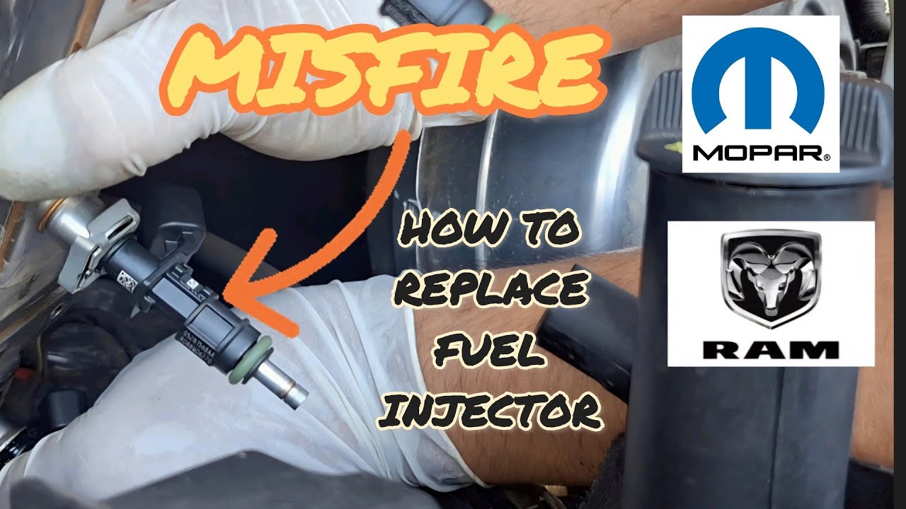 Fuel Injector Replacement 2019 Dodge Ram Rebel 5.7 Hemi #Dodge #ram #automotive #mechanic #diy