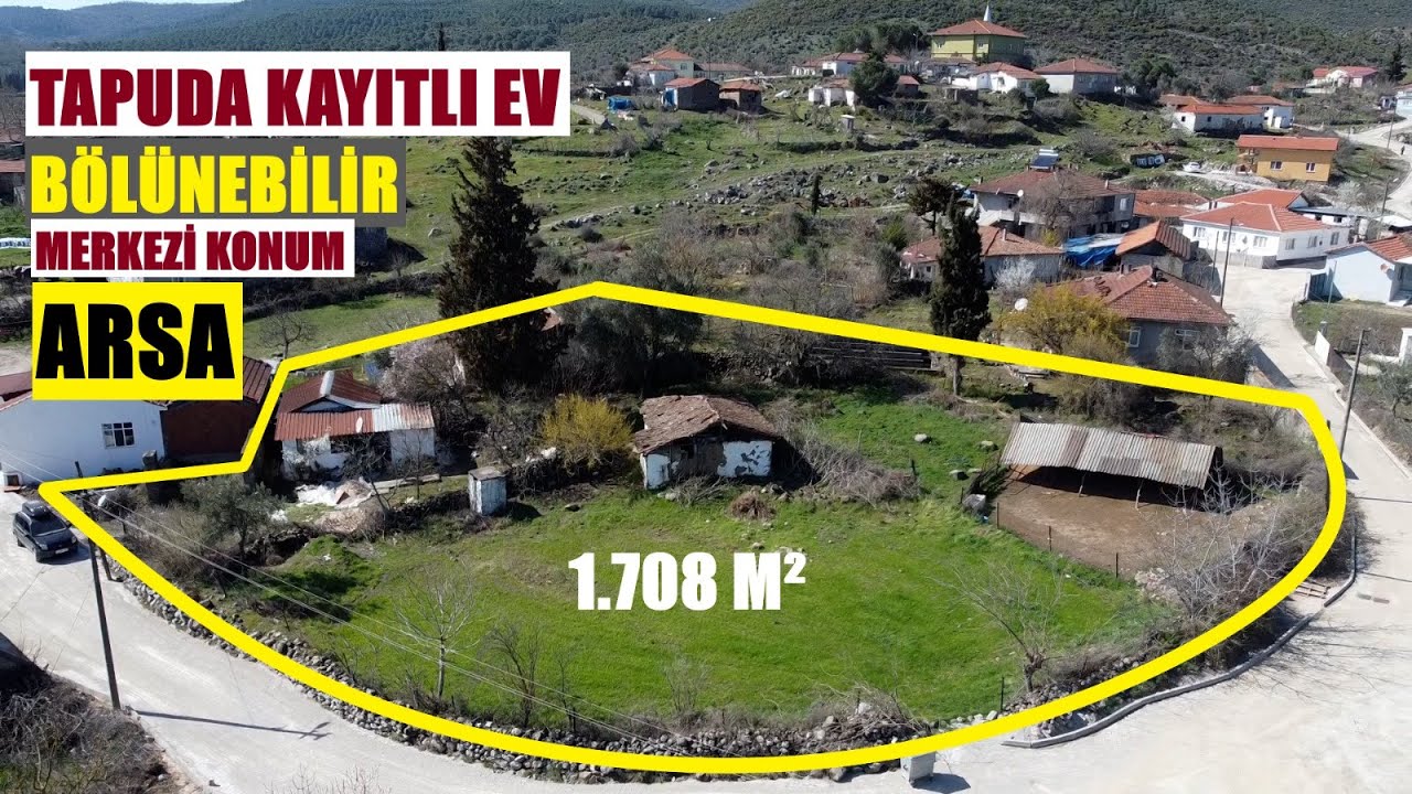 GÖNEN'DE TAPUDA KAYITLI ESKİ KÖYEVLERİ -BÖLÜNEBİLİR-MERKEZİ KONUMDA  ARSA VE YAPILARI-3.950 BİN TL