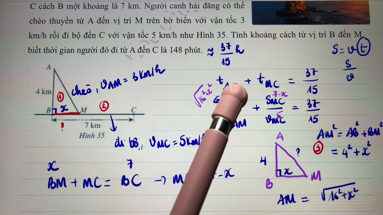 Toán 10. CĐ3.T19.Toán thực tế phương trình quy về phương trình bậc 2