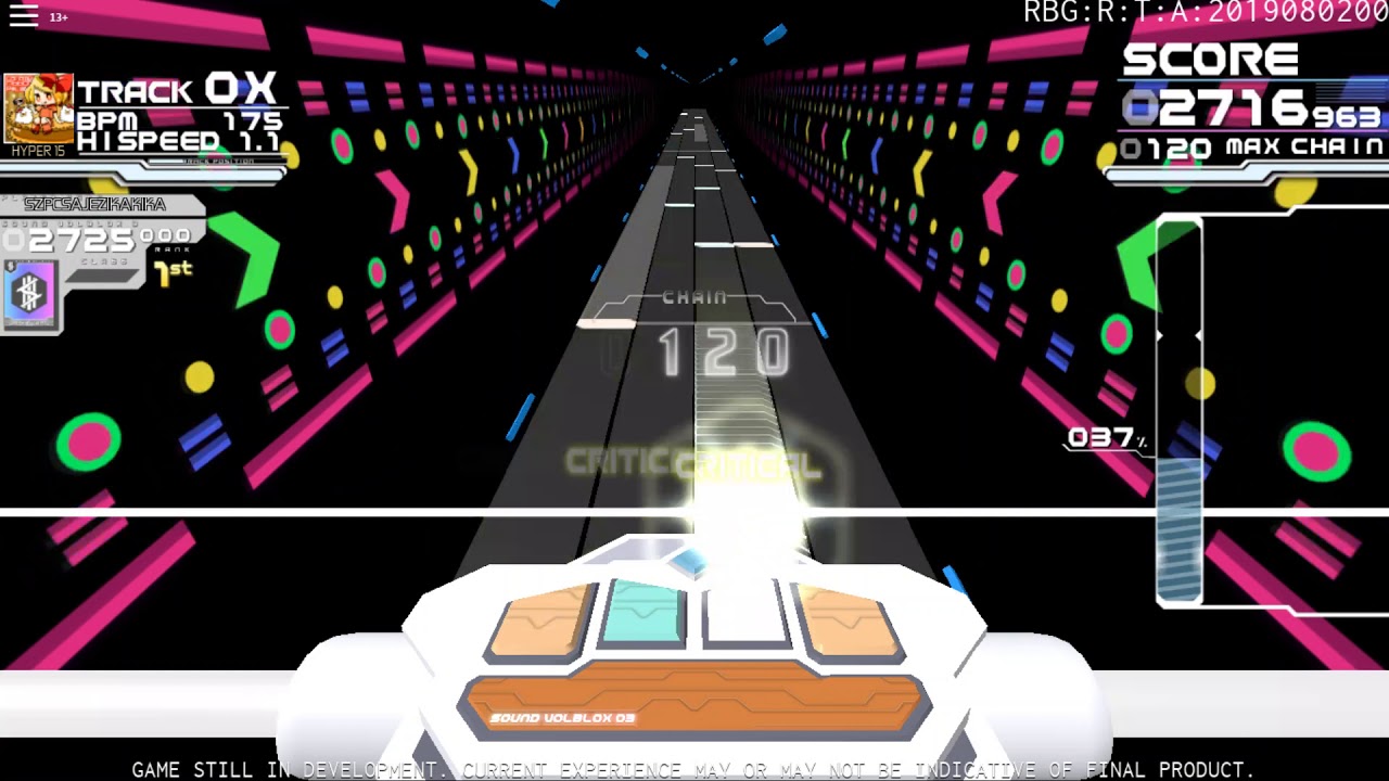 Sound Volblox III caramel ribbon by P*Light difficulty: hyper 15 rank: A