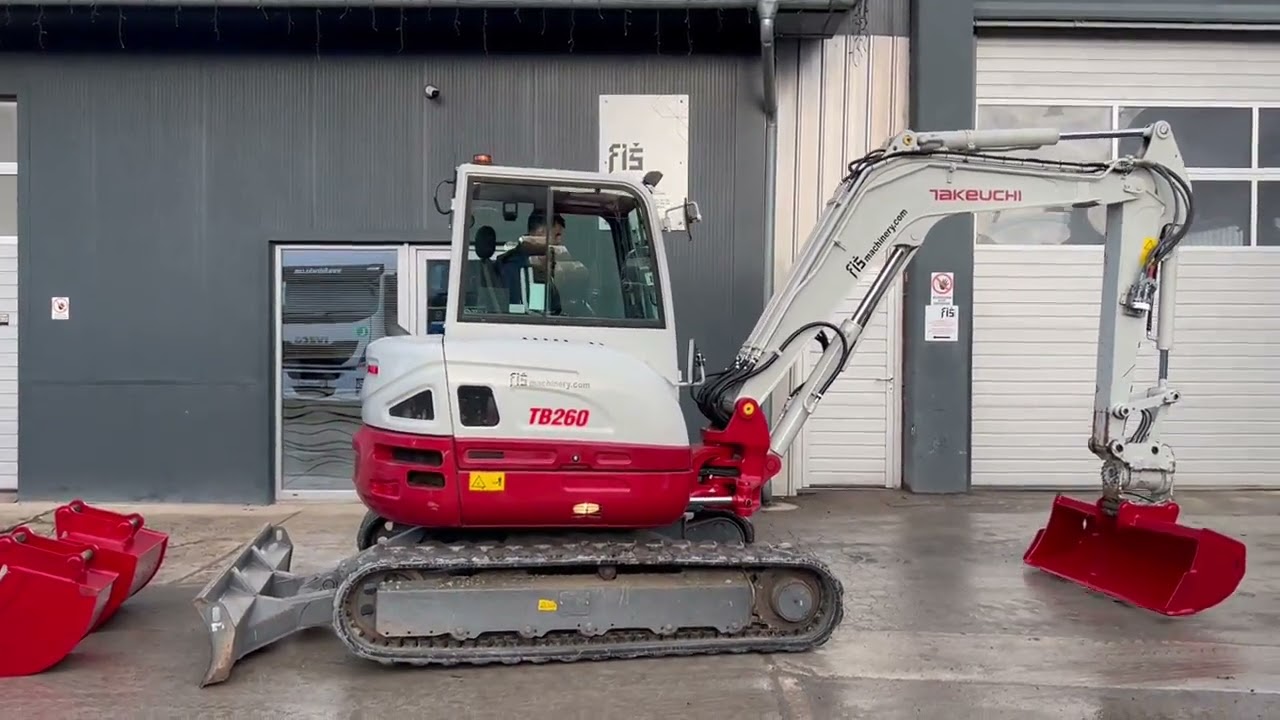 Takeuchi  TB260 - POWERTILT - 3X BUCKETS - 1290 HOURS (VERKAUFT)