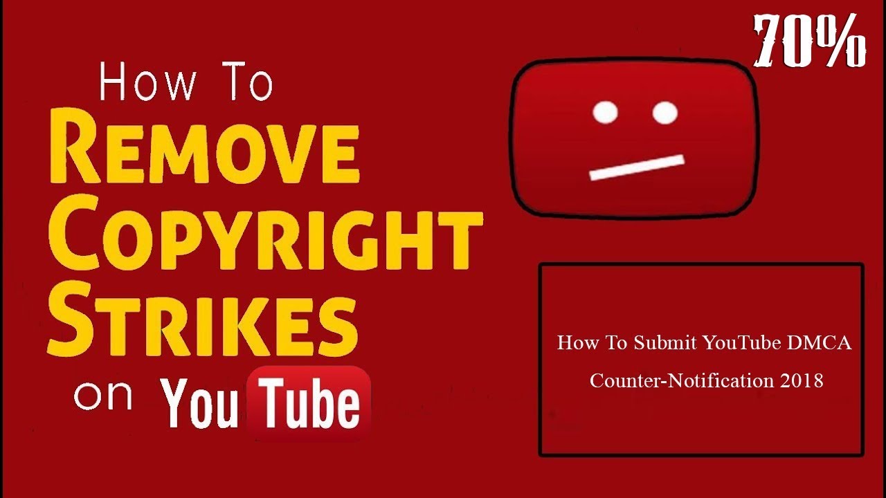 How To Submit YouTube DMCA Counter-Notification 2018