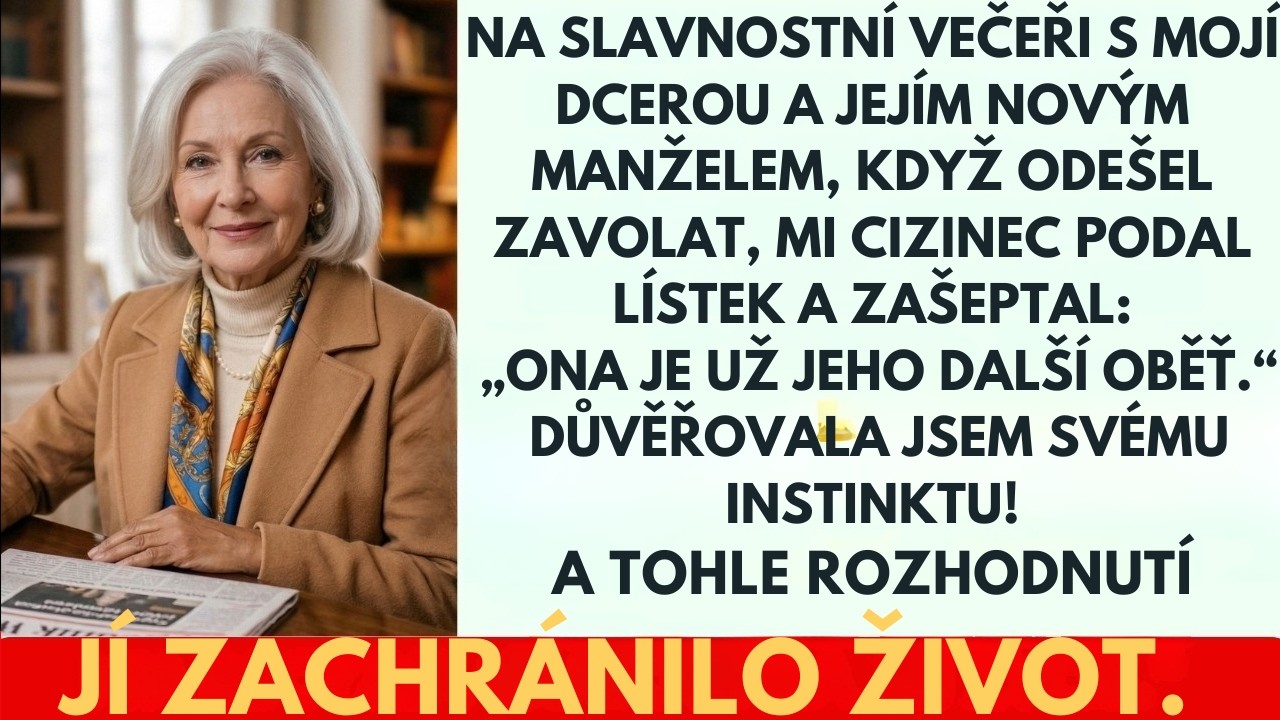 Během nedělní večeře mi můj syn třikrát stiskl ruku — náš starý signál, který znamenal…!
