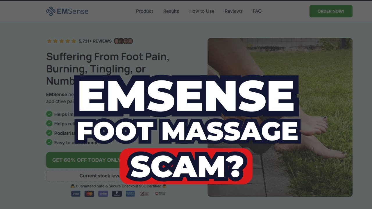 Emsense Foot Massager Review 2025: SCAM or LEGIT??