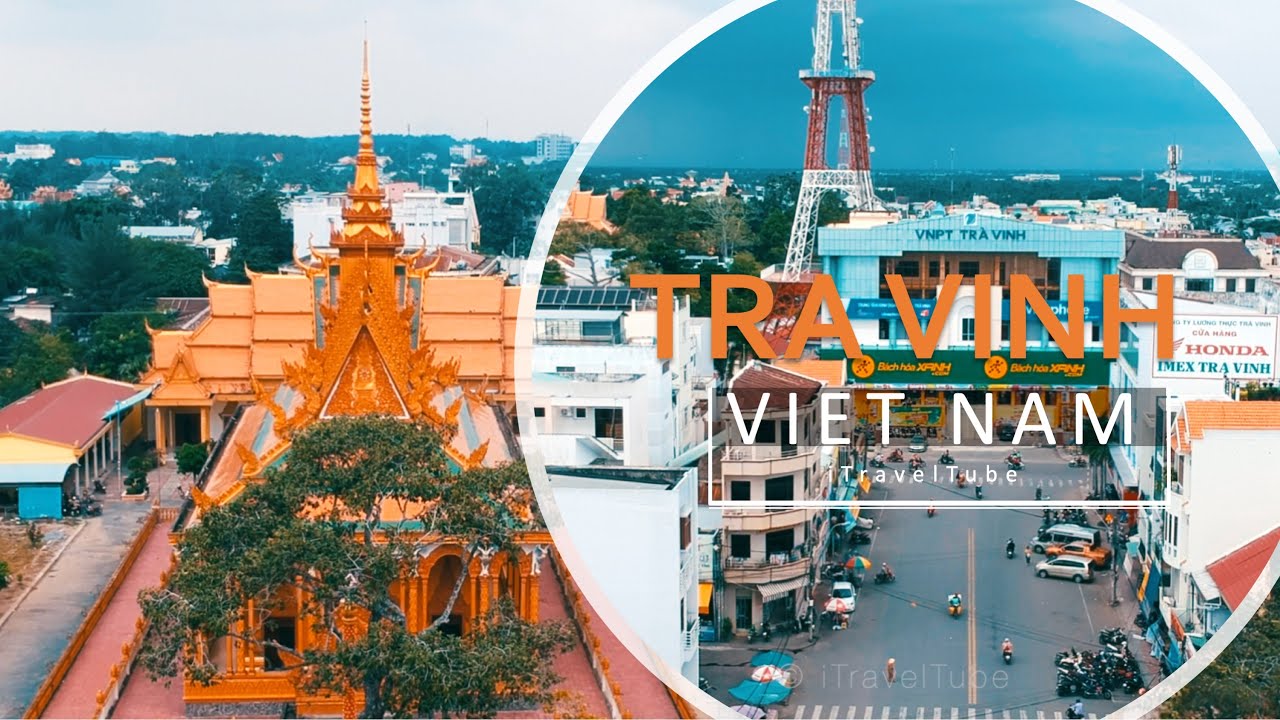 Tra Vinh City - Vietnam Travel Guide | Tr&agrave; Vinh - TP Đẹp v&agrave; Xanh Nhất Miền T&acirc;y Nam Bộ [Drone/Flycam]