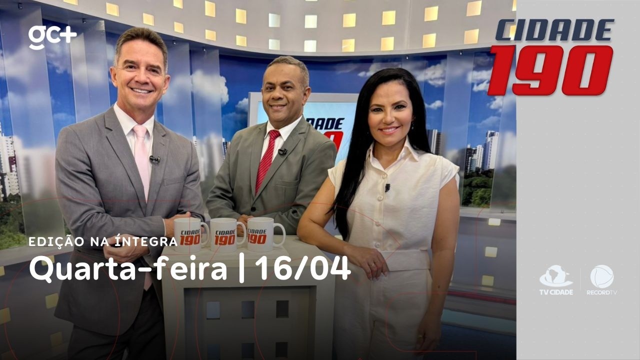 Cidade 190 | 15/04/26 | Acompanhe as principais not&iacute;cias do dia!